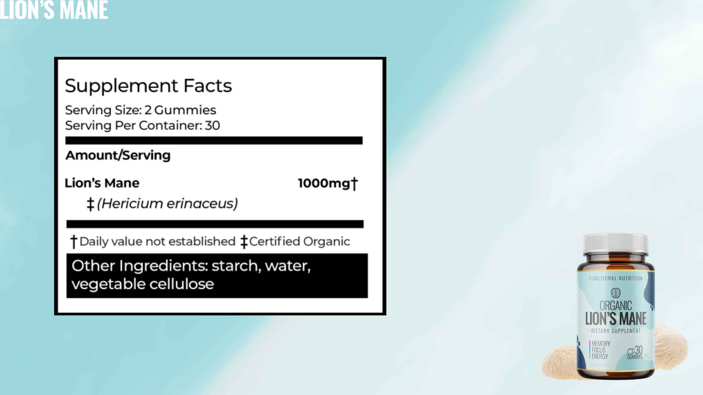 Lion's Mane Gummies Dosage